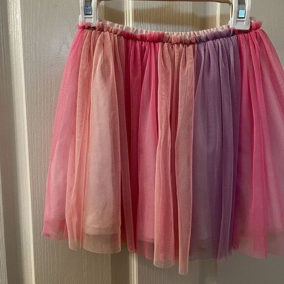 H&M Pink Purple Glittery Tulle Skirt Girls Size 4-6 years - Picture 2 of 10